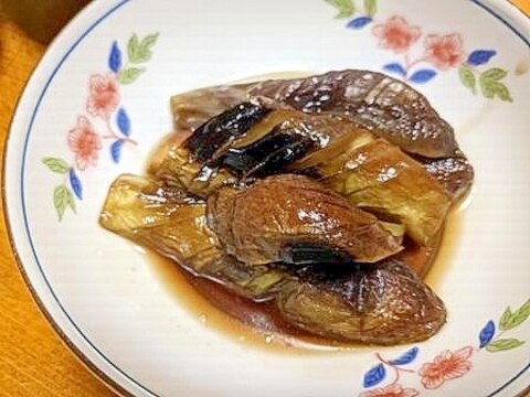 フライパンで　茄子の　焼きびたし